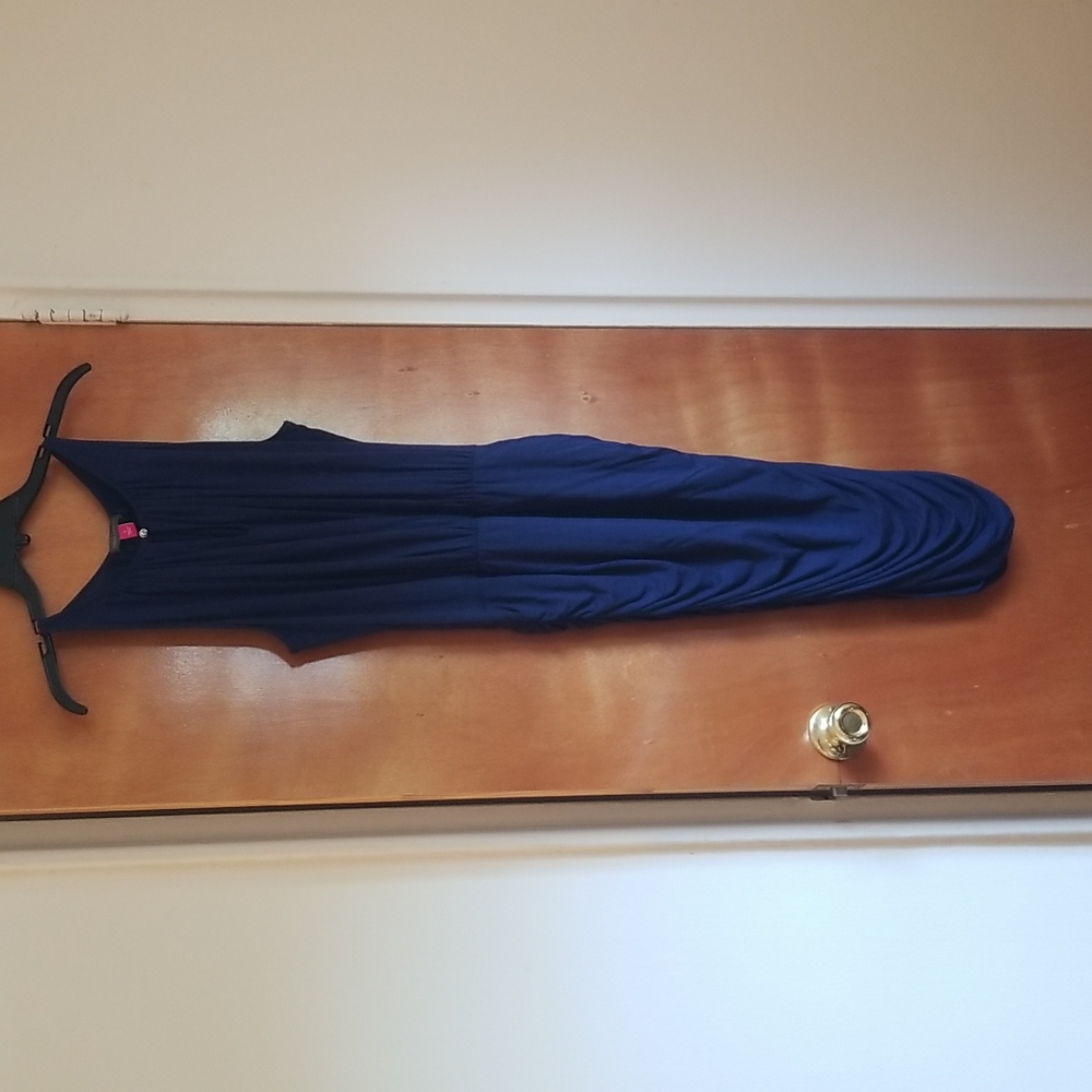 Vince Camuto Small Blue Sleeveless Dress
